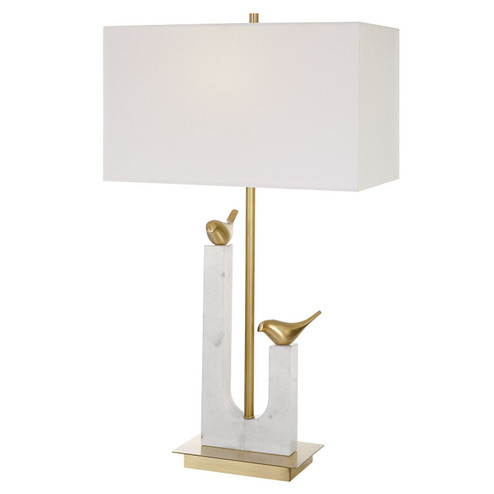 Songbirds One Light Table Lamp in Brushed Brass (52|30189)