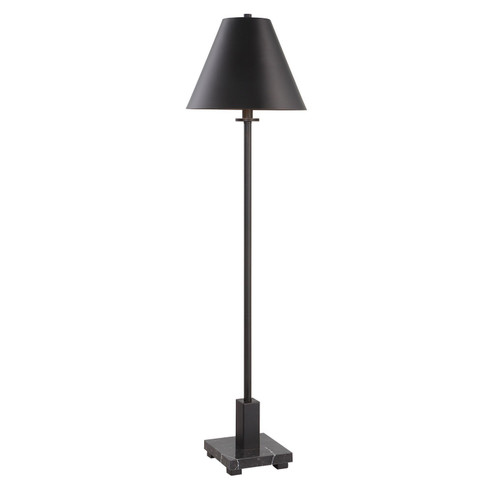 Pilot One Light Buffet Lamp in Satin Black (52|301531)