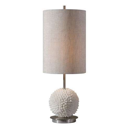 Cascara One Light Table Lamp in Brushed Nickel (52|296131)