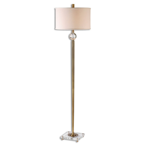 Mesita One Light Floor Lamp in Brush Brass (52|286351)