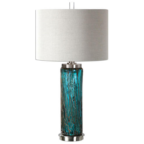 Almanzora One Light Table Lamp in Blue, Bronze, Brushed Nickel (52|270871)