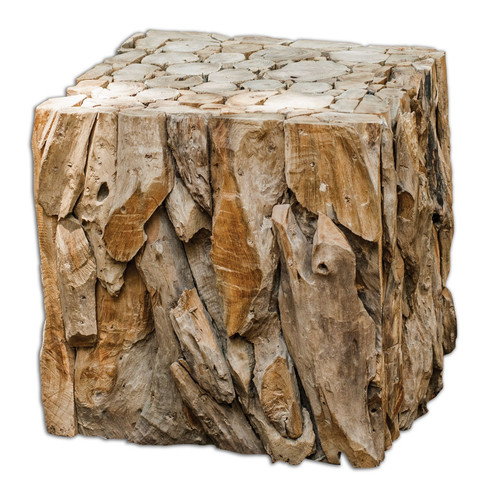 Teak Root Bunching Cubes in Teak Wood (52|25592)