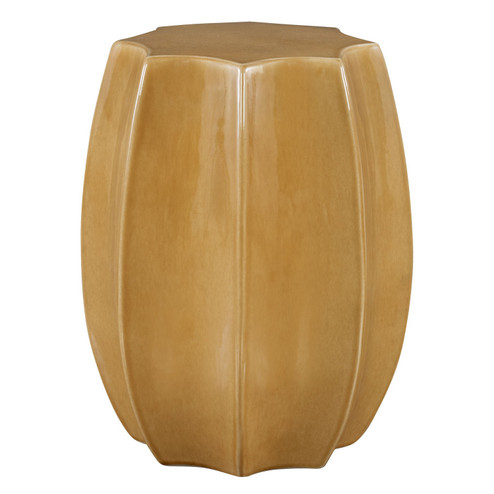 Sunrise Garden Stool in Warm Amber Gloss Glaze (52|25271)