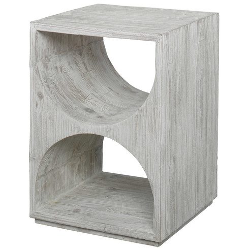 Hans Side Table in Distressed Ivory (52|24969)