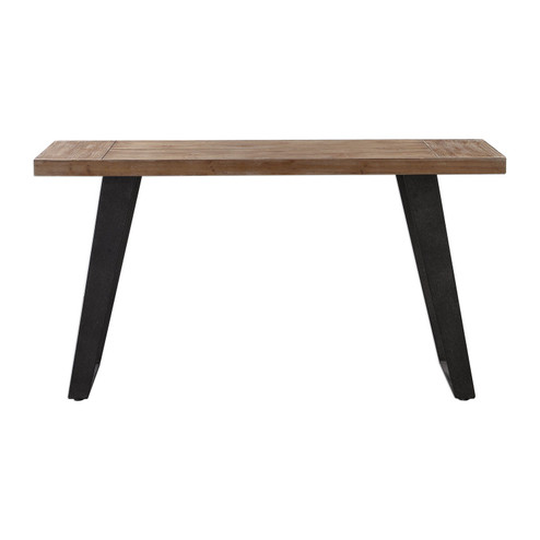 Freddy Console Table in Aged Black (52|24877)