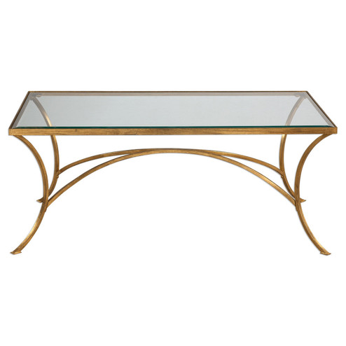 Alayna Coffee Table in Antiqued Gold Leaf (52|24639)