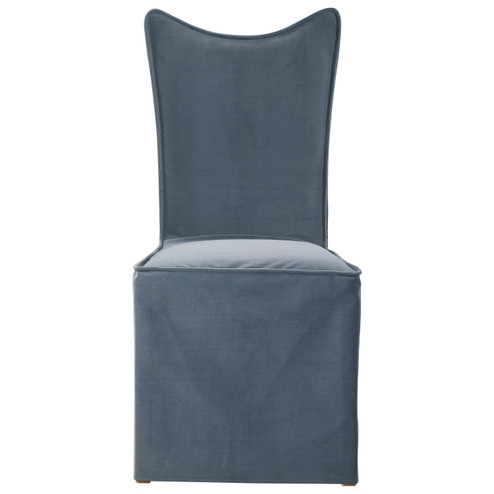 Delroy Armless Chair, Set Of 2 in Light Smoke Gray (52|235772)