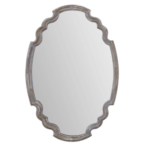 Ludovica Mirror in Natural Wood (52|14483)