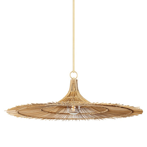 Costa Mesa One Light Pendant in Vintage Gold Leaf (67|F8850VGL)