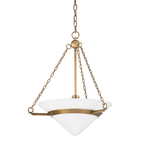 Amador One Light Pendant in Patina Brass (67|F8320PBR)