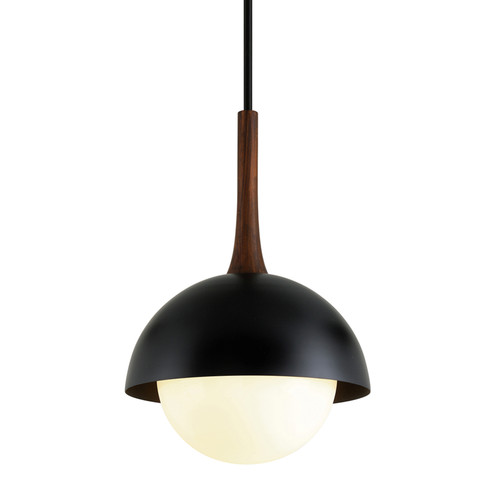 Cadet One Light Pendant in Soft Black (67|F7646SBK)