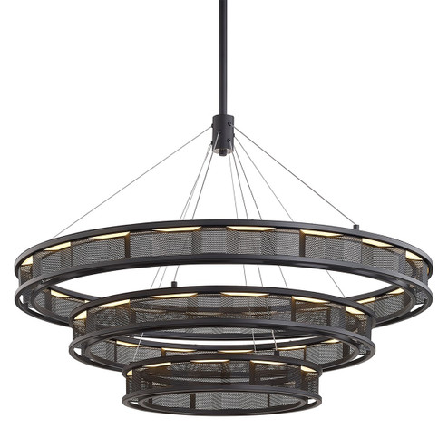 Fuze LED Chandelier in Soft Off Black (67|F6866SFB)