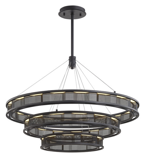 Fuze LED Chandelier in Soft Off Black (67|F6866SFB)