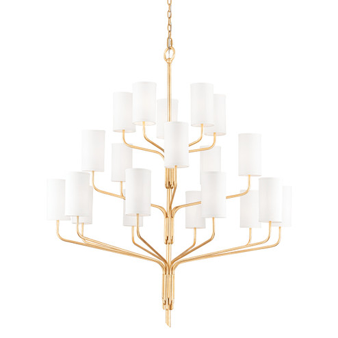 Juniper 20 Light Chandelier in Gold Leaf (67|F61620GL)