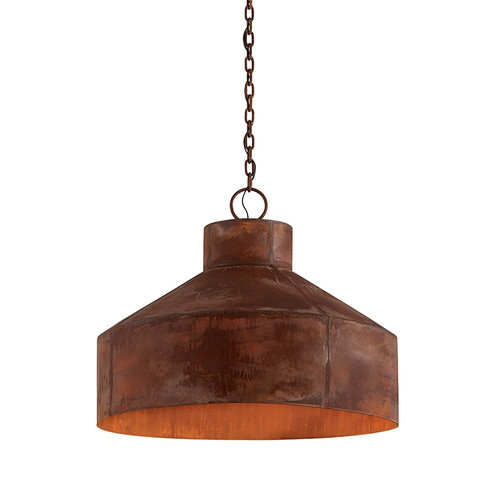 Rise & Shine Five Light Chandelier in Rust Patina (67|F5265RP)