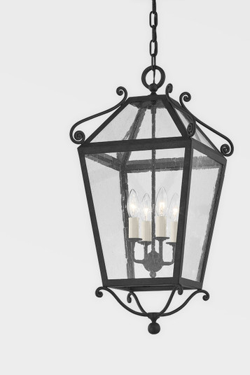 Santa Barbara County Four Light Outdoor Lantern in French Iron (67|F4128FRN)