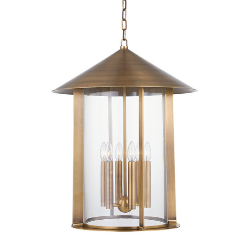 Long Beach Six Light Lantern in Patina Brass (67|F1922PBR)