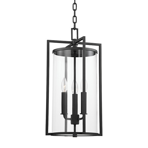 Percy Three Light Outdoor Lantern in Texture Black (67|F1146TBK)
