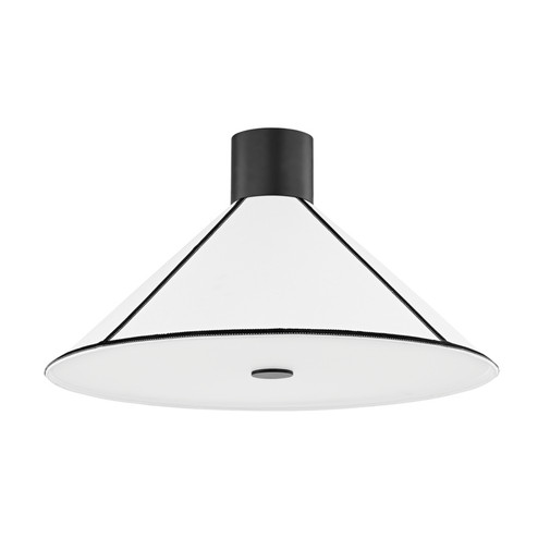 Forrest Two Light Semi Flush Mount in Soft Black (67|C8725SBK)