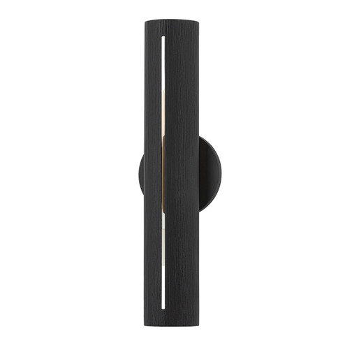 Brandon Two Light Wall Sconce in Textured Black (67|B7881TBK)