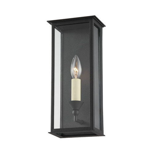 Chauncey One Light Outdoor Wall Sconce in Textured Black (67|B6991TBK)