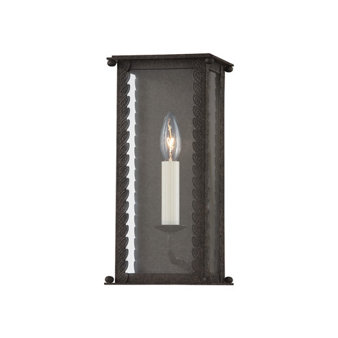 Zuma One Light Outdoor Wall Sconce in French Iron (67|B6711FRN)