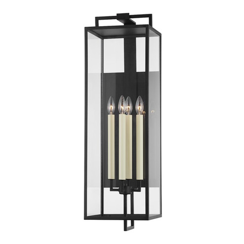 Beckham Four Light Outdoor Wall Sconce in Forged Iron (67|B6384FOR)