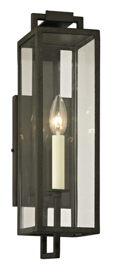 Beckham One Light Wall Lantern in Forged Iron (67|B6381FOR)