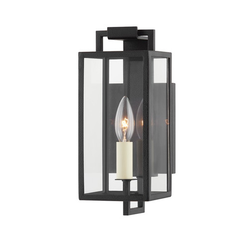 Beckham One Light Outdoor Wall Sconce in Forged Iron (67|B6380FOR)