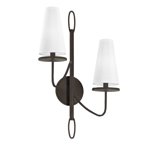 Marcel Two Light Wall Sconce in Textured Bronze (67|B6292TBZ)