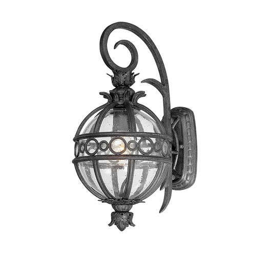 Campanile One Light Wall Lantern in French Iron (67|B5001FRN)