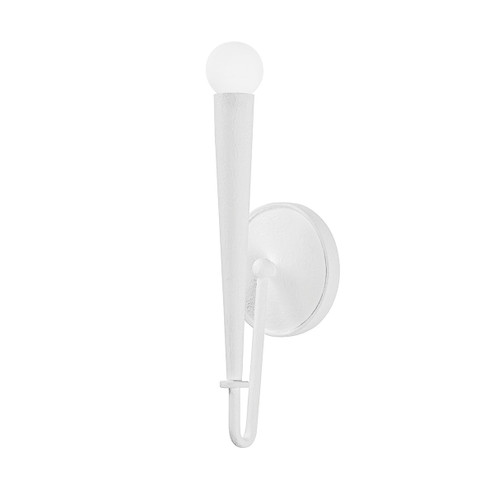 Alder One Light Wall Sconce in Gesso White (67|B4014GSW)