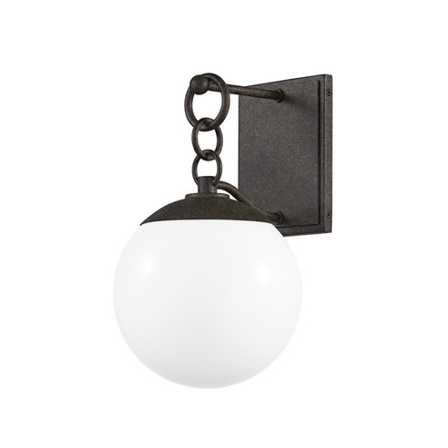 Stormy One Light Outdoor Wall Sconce in French Iron (67|B1508FRN)