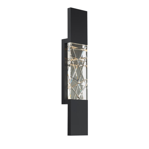 Glacier LED Outdoor Wall Sconce in Black (529|BWSW32327BK)