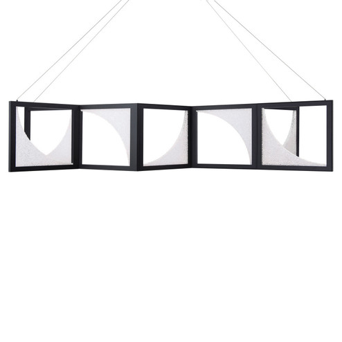 Luna LED Linear Pendant in Black (529|BPD94261BK)