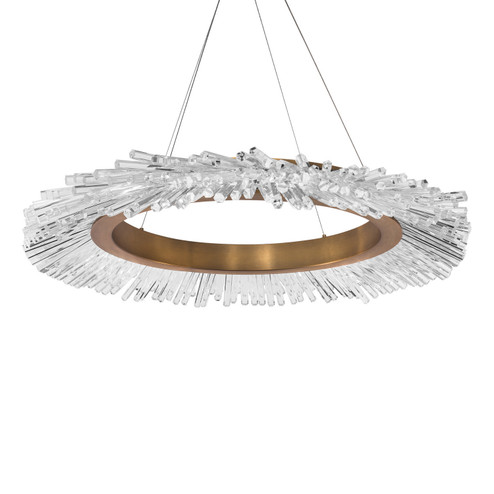 Benediction LED Pendant in Aged Brass (529|BPD46237AB)