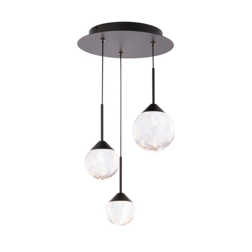 Quest LED Pendant in Black (529|BPD40203BK)