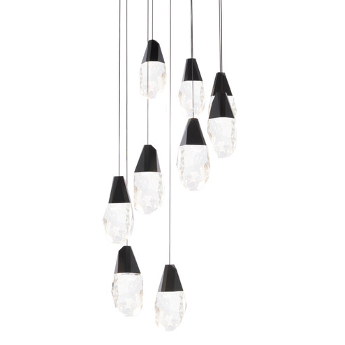 Martini LED Pendant in Black (529|BPD20209OHBK)