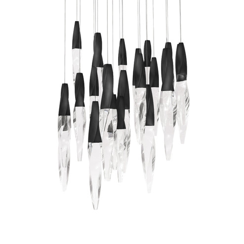 Kindjal LED Pendant in Black (529|BPD13221BK)