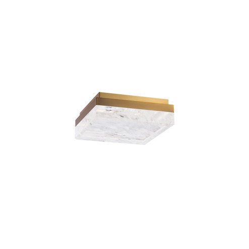 Whisper LED Flush Mount in Aged Brass (529|BFM39212AB)