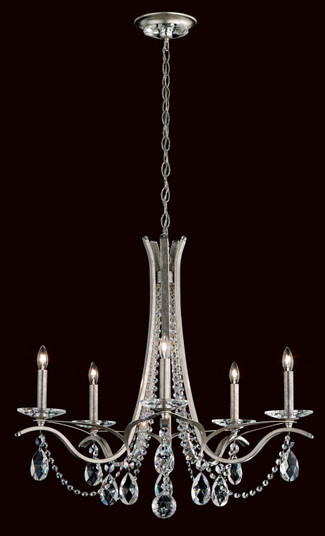 Vesca Five Light Chandelier in Black (53|VA8335N51H)