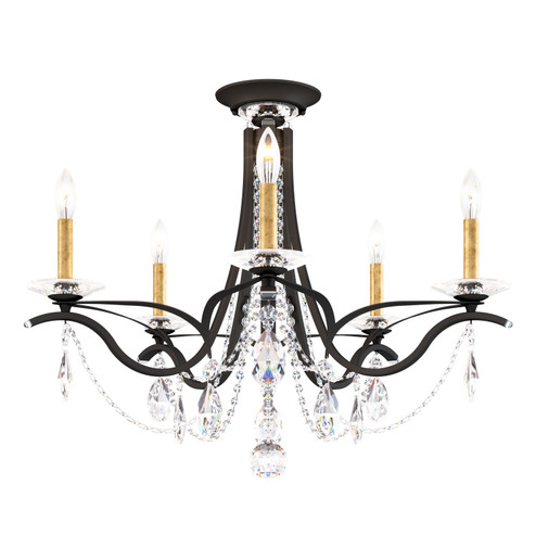 Vesca Five Light Semi-Flush Mount in Black (53|VA8312N51H)