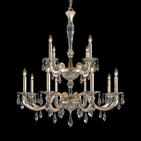 Napoli 12 Light Chandelier in Black (53|S7612N51R)