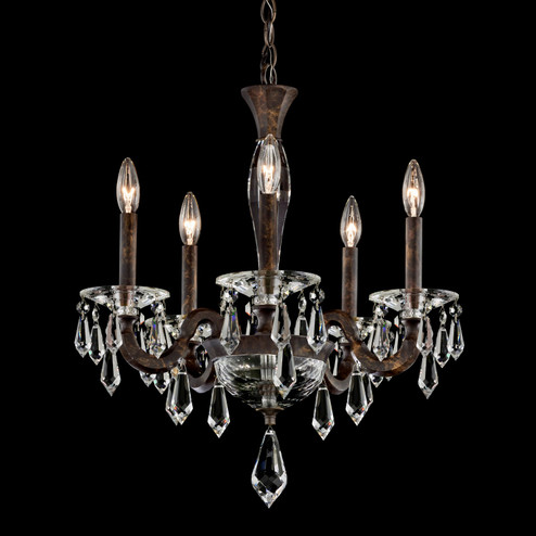 Napoli Five Light Chandelier in Antique Silver (53|S7605N48R)