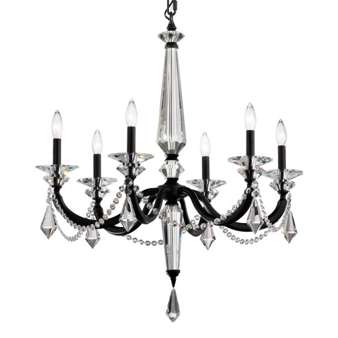 Verona Six Light Chandelier in Black (53|S6706N51R)