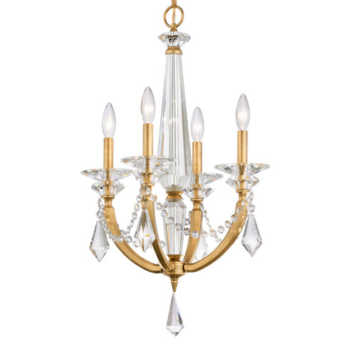 Verona Four Light Chandelier in Heirloom Gold (53|S6704N22R)