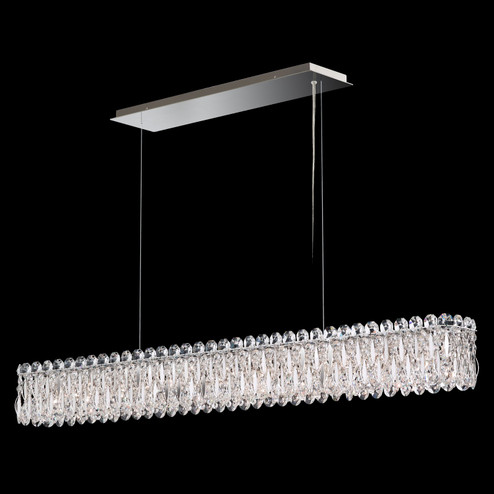 Sarella 11 Light Linear Pendant in Antique Silver (53|RS8352N48S)
