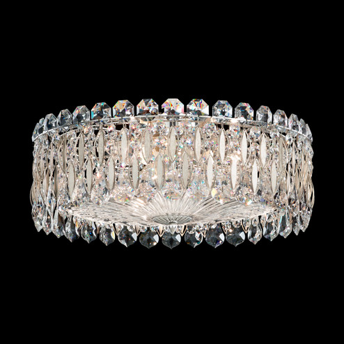 Sarella Three Light Flush Mount in Polished Stainless Steel (53|RS8348N401R)
