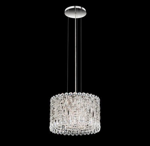 Sarella Eight Light Mini Pendant in Polished Stainless Steel (53|RS8345N401R)