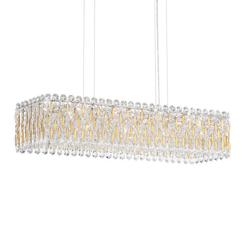 Sarella 13 Light Linear Pendant in Stainless Steel (53|RS8344N401H)